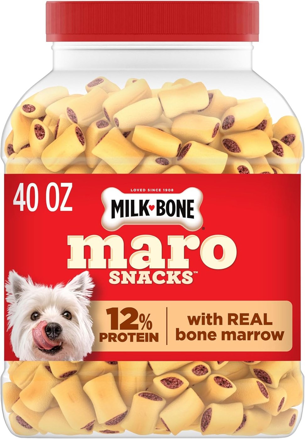 Milk-Bone MaroSnacks Small Dog Treats with Real Bone Marrow product image