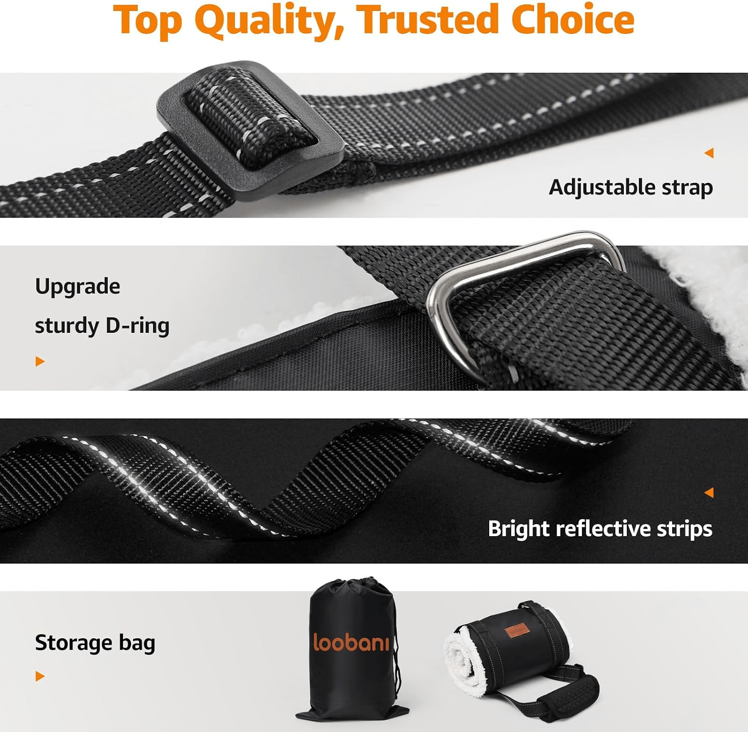 LOOBANI Portable Dog Sling for Back Legs product detail 5