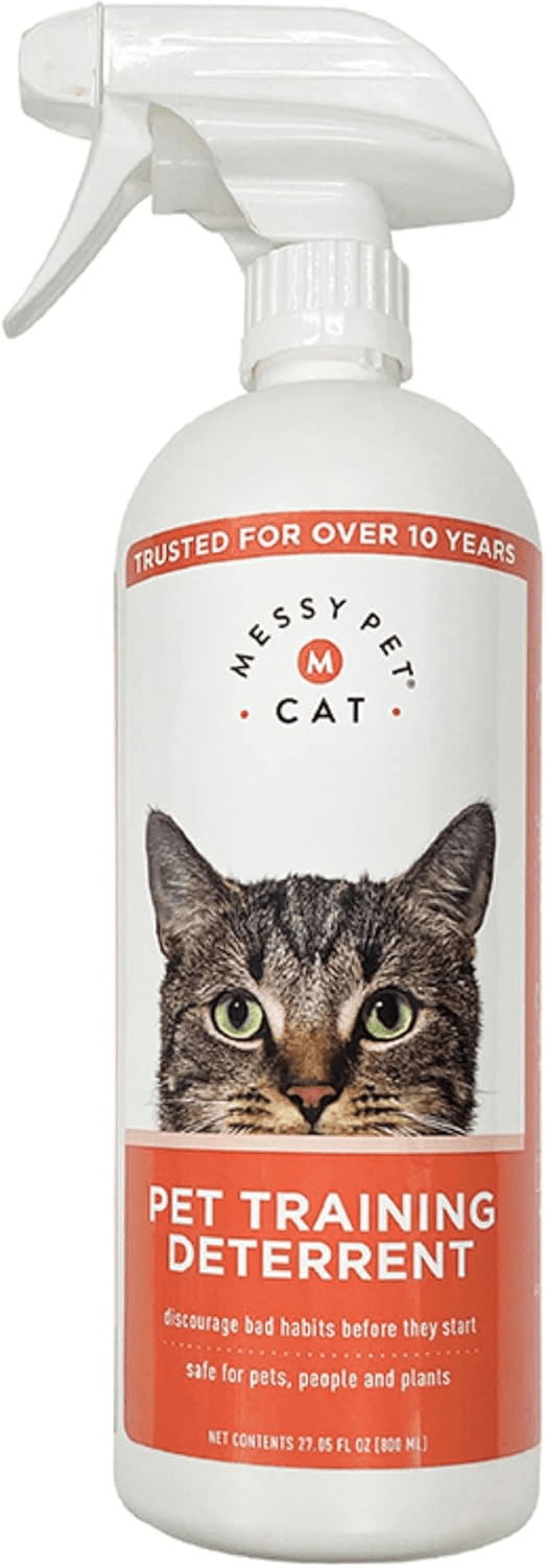 Messy Pet Cat Training Deterrent Spray, 27 oz