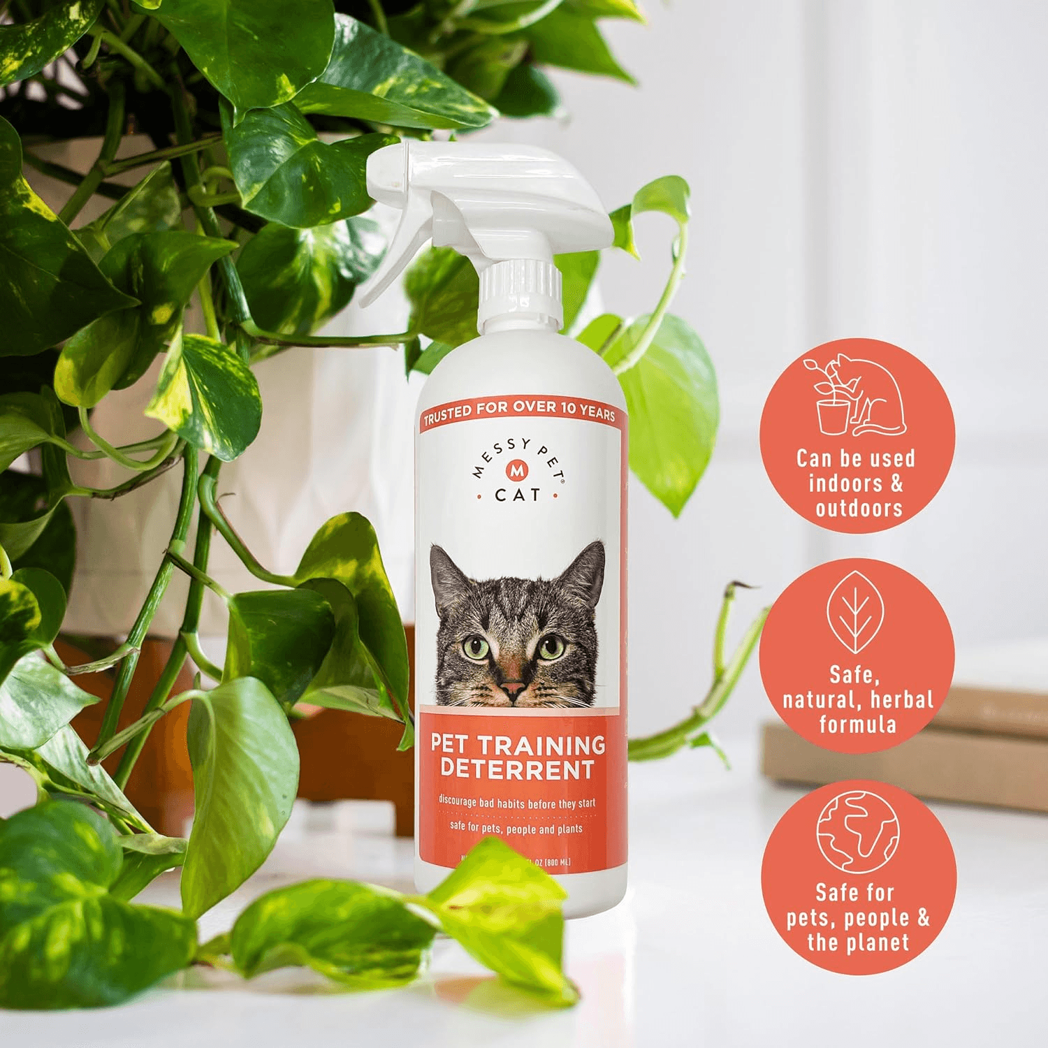 Messy Pet Cat Training Deterrent Spray, 27 oz product detail 2