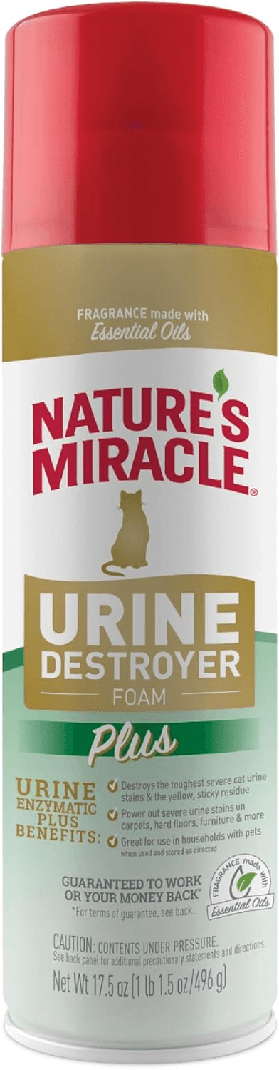 Nature's Miracle Urine Destroyer Plus for Cats, 17.5 oz
