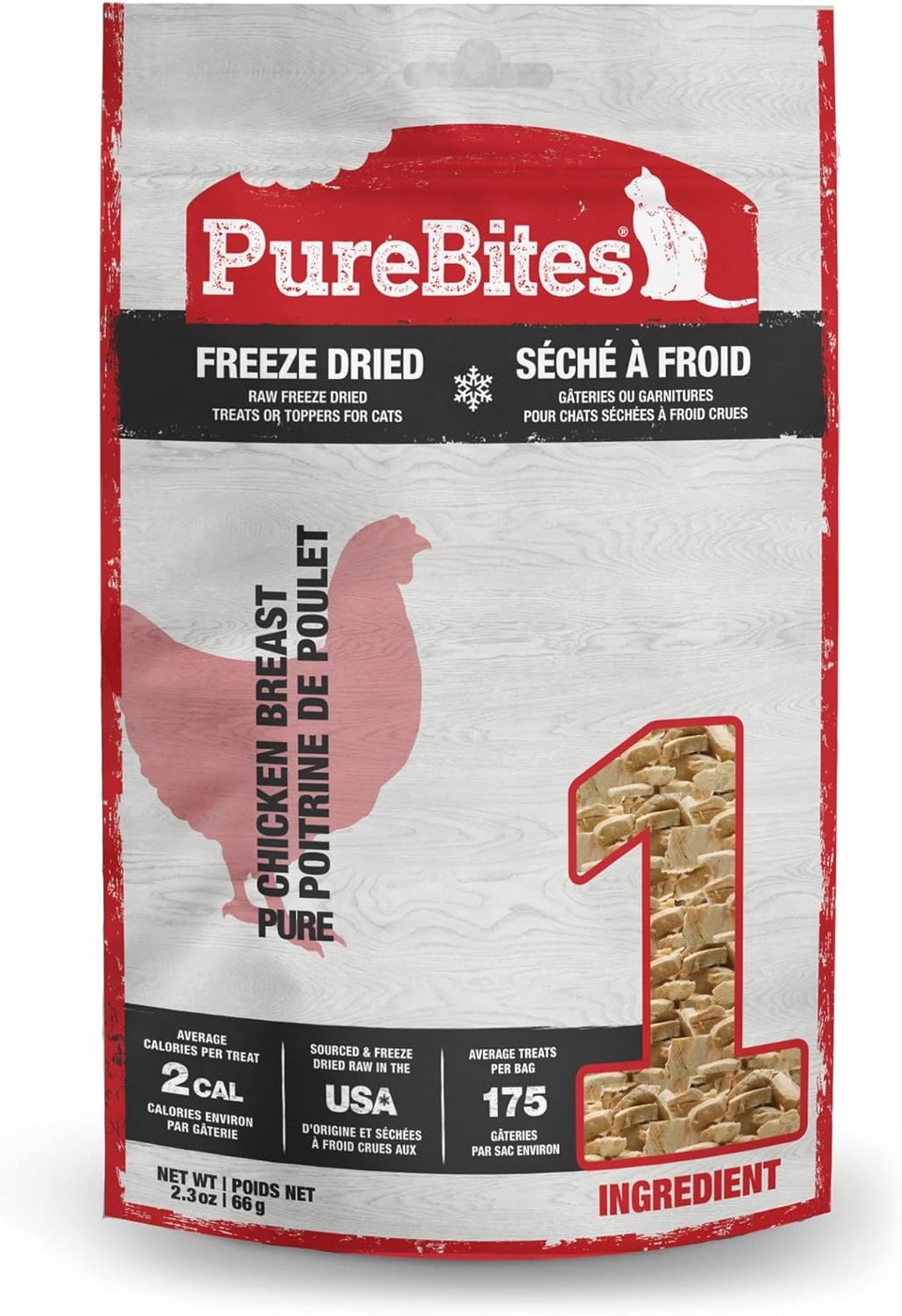 PureBites Chicken Breast Freeze Dried Cat Treats product image