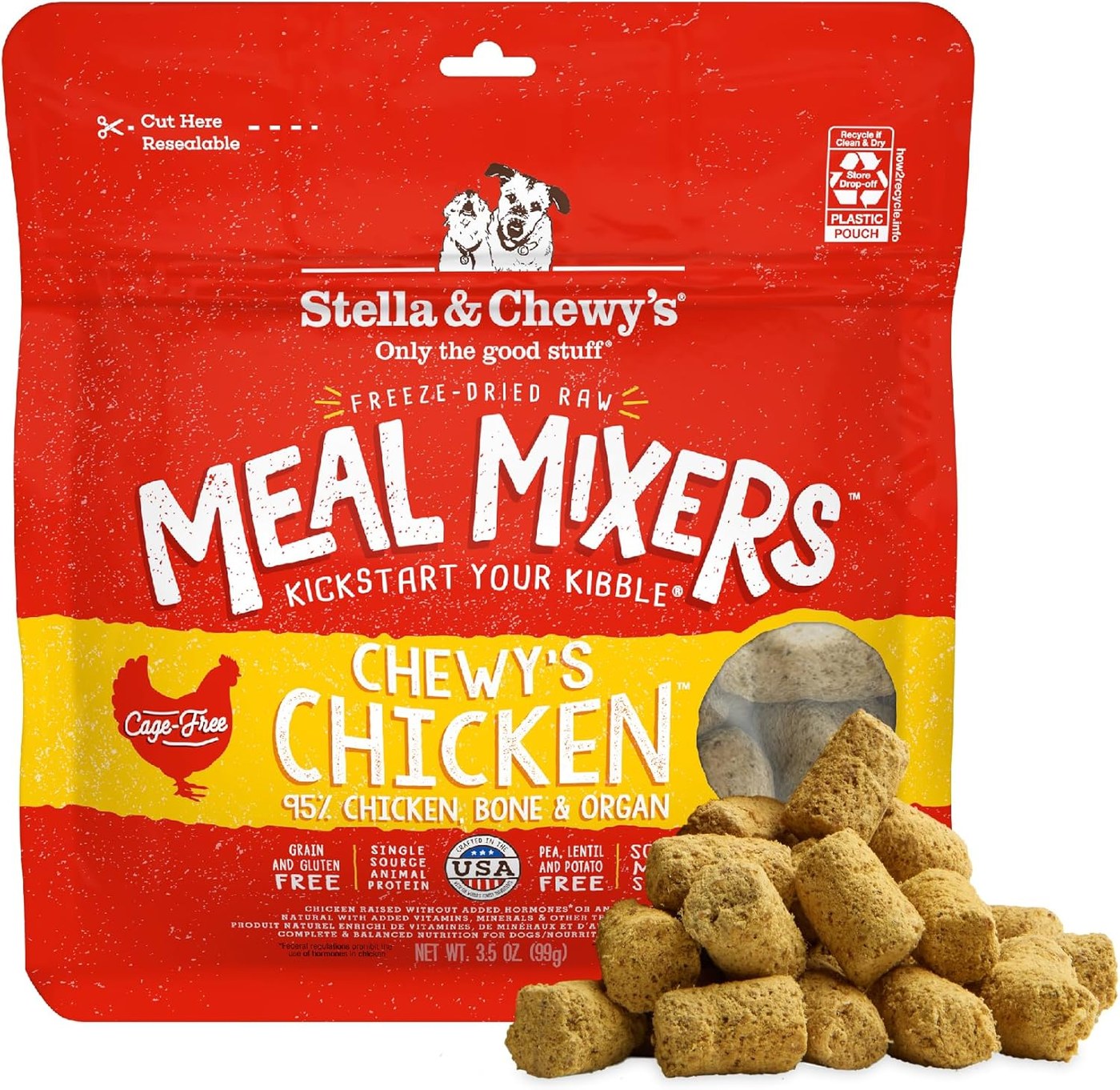 Stella & Chewy's Freeze-Dried Raw Chicken Meal Mixers Dog Food Topper product image