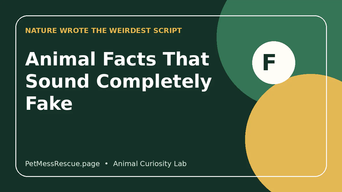 Contextual photograph of 12 Animal Facts That Sound Fake but Are Completely Real