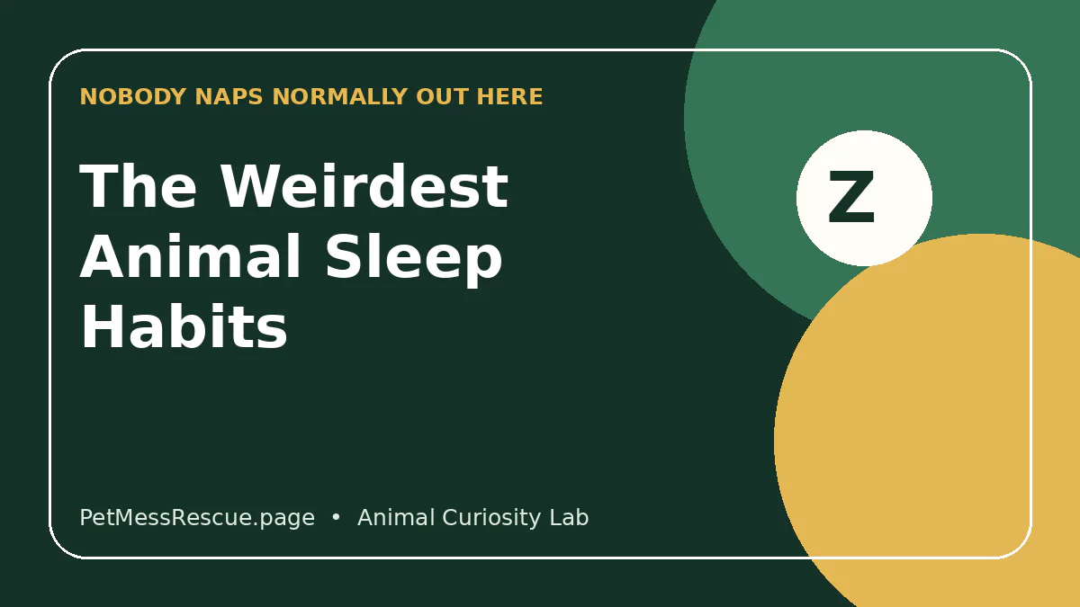 Contextual photograph of 8 Weird Animal Sleep Habits: Half-Brain Naps, Kelp Anchors and More