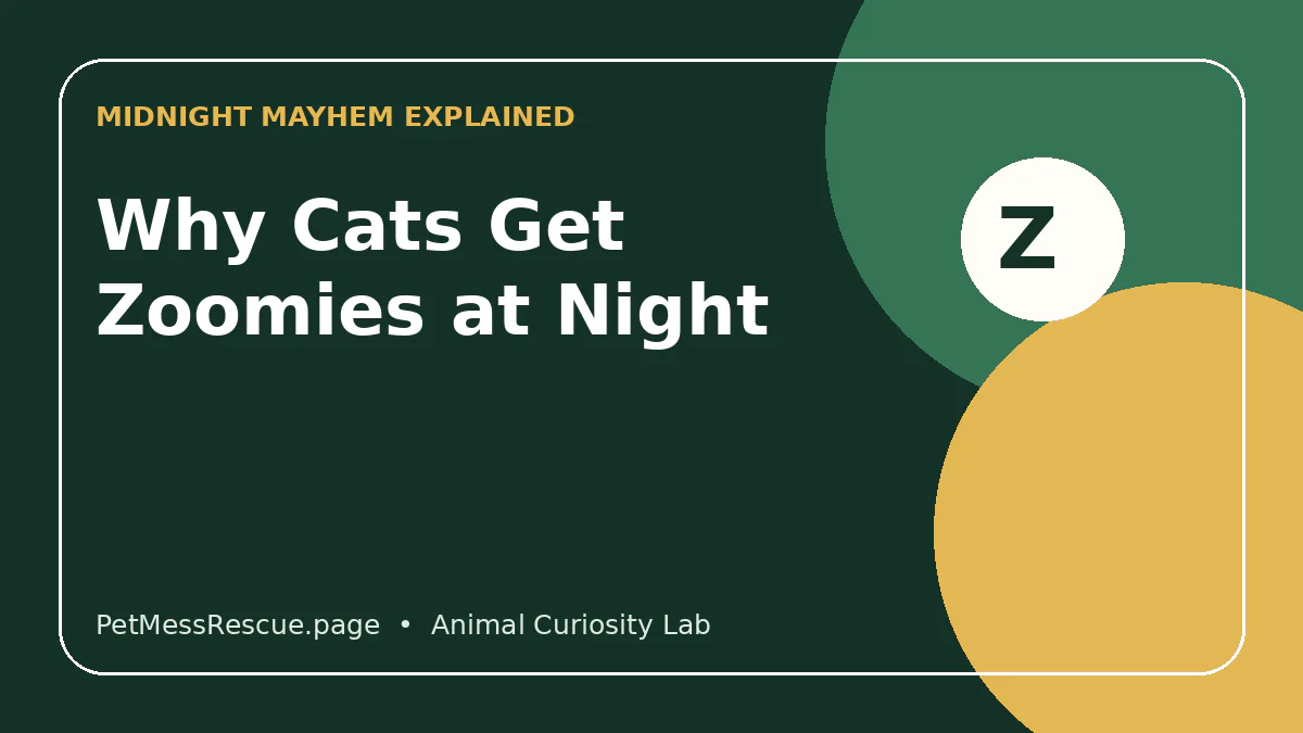 Contextual photograph of Why Do Cats Get Zoomies at Night? 7 Real Reasons