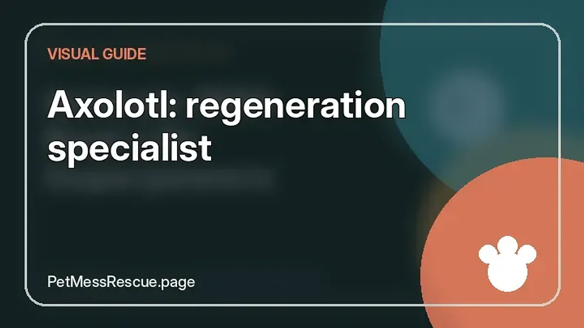 Contextual photograph of Axolotl: regeneration specialist