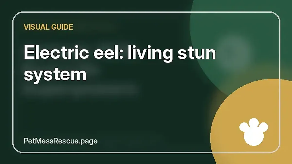 Contextual photograph of Electric eel: living stun system