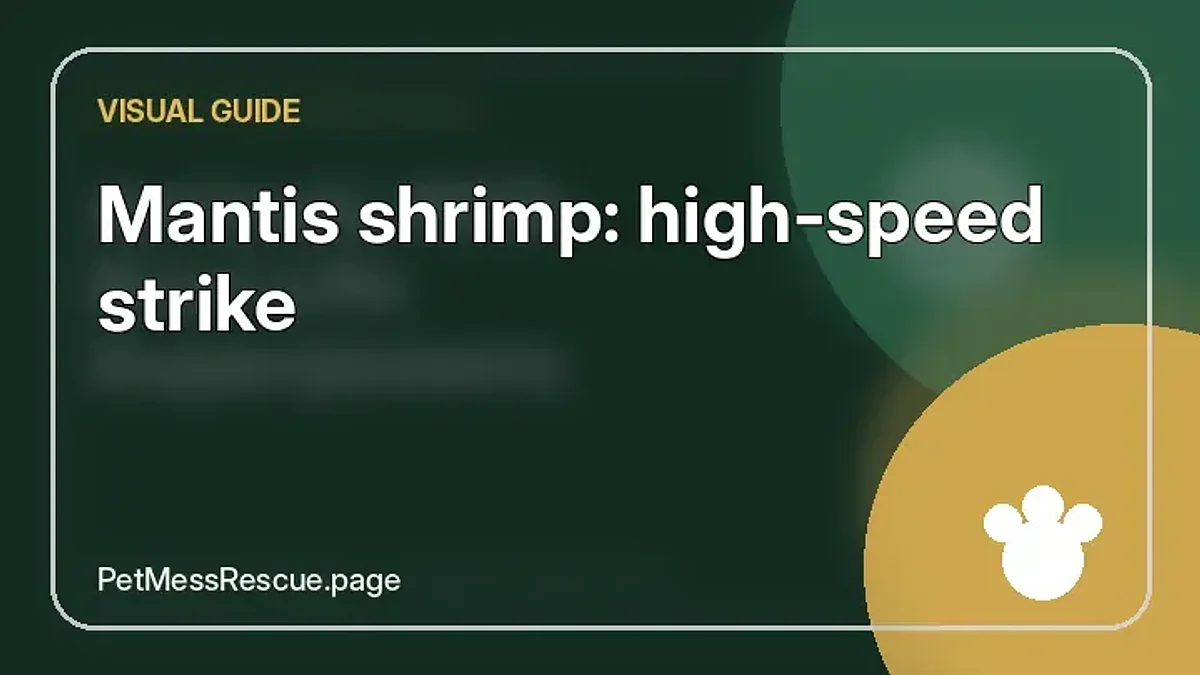 Contextual photograph of Mantis shrimp: high-speed strike