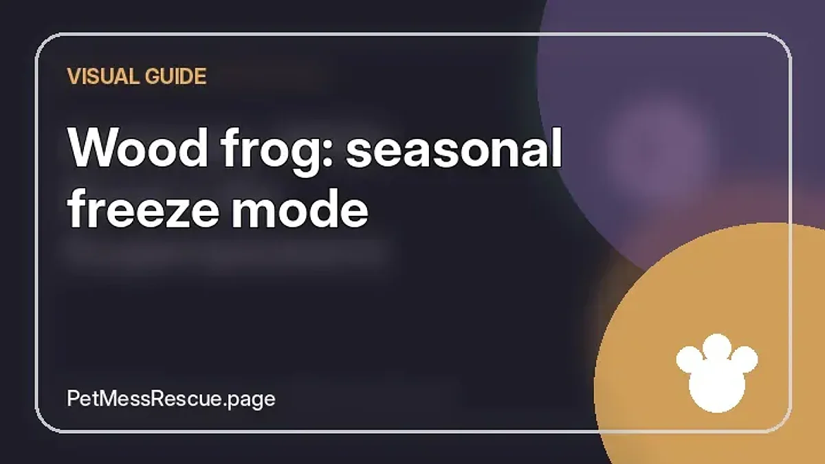 Contextual photograph of Wood frog: seasonal freeze mode