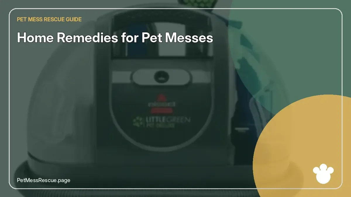 Contextual photograph of Home Remedies for Pet Messes