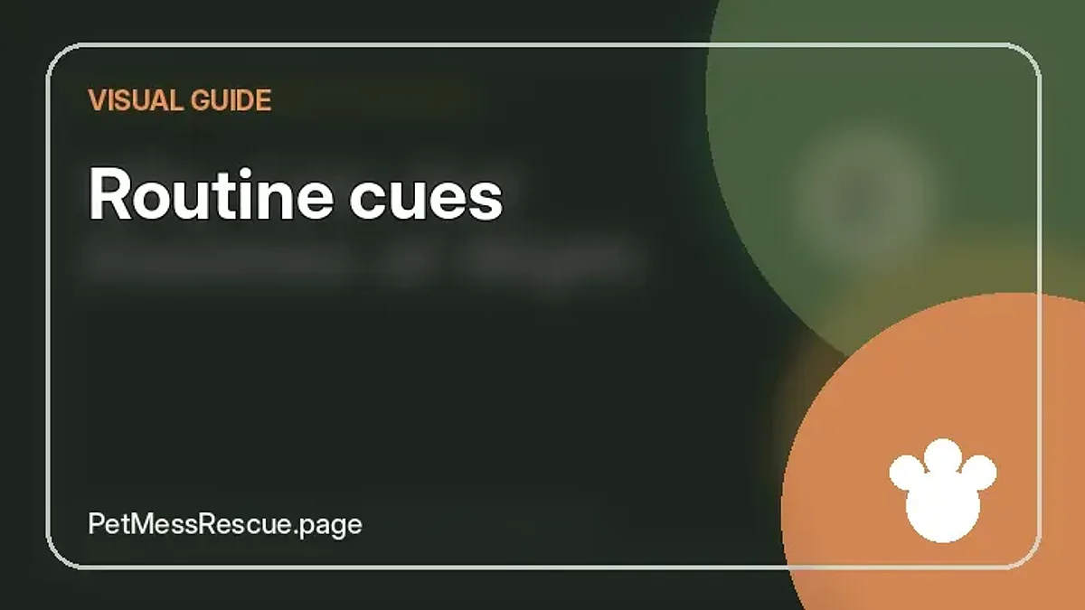 Contextual photograph of Routine cues
